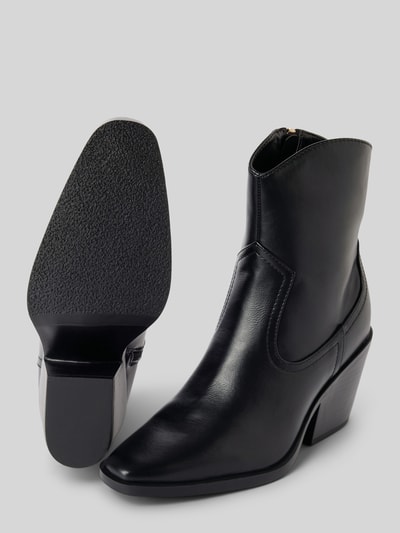 Peek & Cloppenburg OnlyStiefel Mit Dekorativen Nähten Und Blockabsatz Modell 'BROOKE-1' In Black