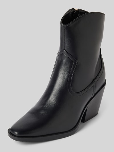 Peek & Cloppenburg OnlyStiefel mit dekorativen Nähten und Blockabsatz Modell 'BROOKE-1' in black