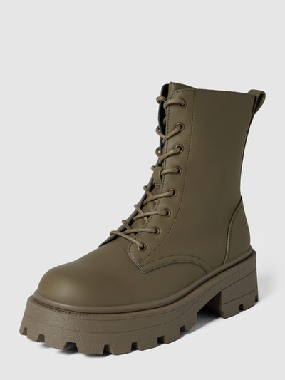 Peek & Cloppenburg OnlyStiefel Mit Plateau-Sohle Modell 'BANYU' In Oliv