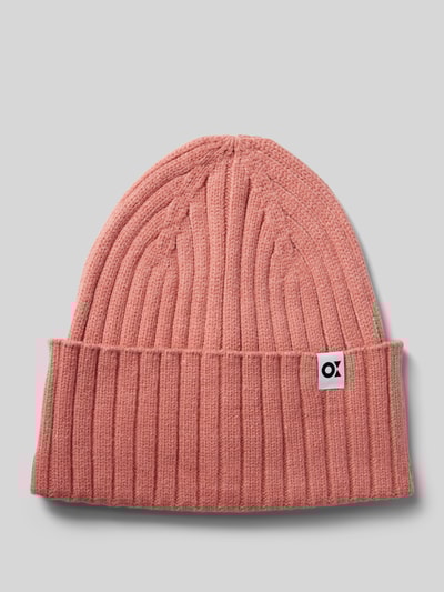 Peek & Cloppenburg OPUSBeanie mit Label-Detail Modell 'Adela' in lachs