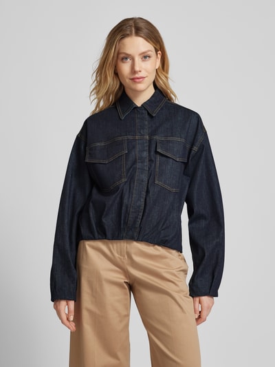 Peek & Cloppenburg OPUSJeansjacke Mit Umlegekragen Modell 'Jokana' In Jeansblau