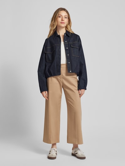 Peek & Cloppenburg OPUSJeansjacke Mit Umlegekragen Modell 'Jokana' In Jeansblau