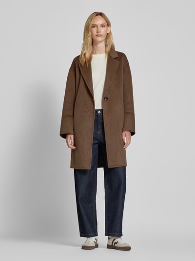 Peek & Cloppenburg OPUSMantel mit Reverskragen Modell 'HATILDE ROS' in hellbraun