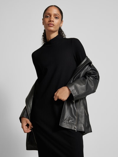 Peek & Cloppenburg OPUSMidikleid Mit Strukturmuster Modell 'Wipona' In Black