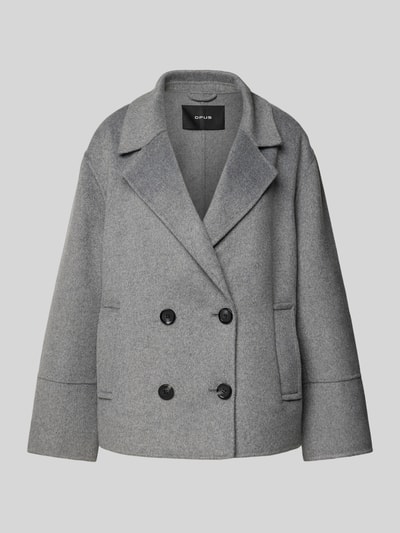 Peek & Cloppenburg OPUSRegular Fit Jacke Mit Reverskragen Modell 'Hilna' In Hellgrau