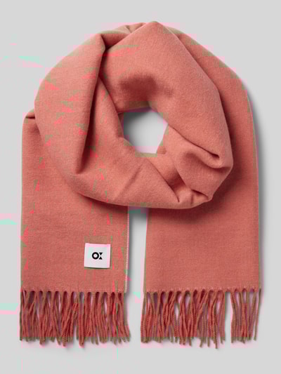 Peek & Cloppenburg OPUSSchal mit Label-Patch Modell 'Atopa' in lachs