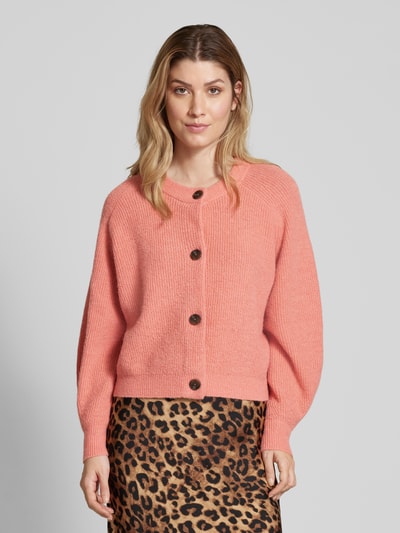 Peek & Cloppenburg OPUSStrickjacke Mit Ballonärmeln Modell 'Dorty' In Rose