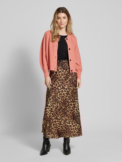 Peek & Cloppenburg OPUSStrickjacke mit Ballonärmeln Modell 'Dorty' in rose