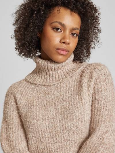 Peek & Cloppenburg OPUSStrickkleid Mit Rollkragen Modell 'Wakona' In Beige