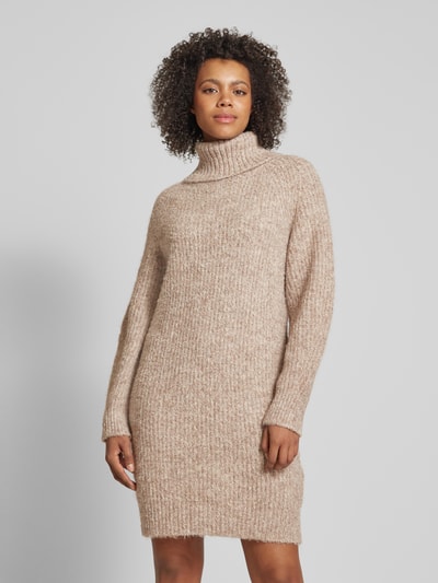 Peek & Cloppenburg OPUSStrickkleid Mit Rollkragen Modell 'Wakona' In Beige