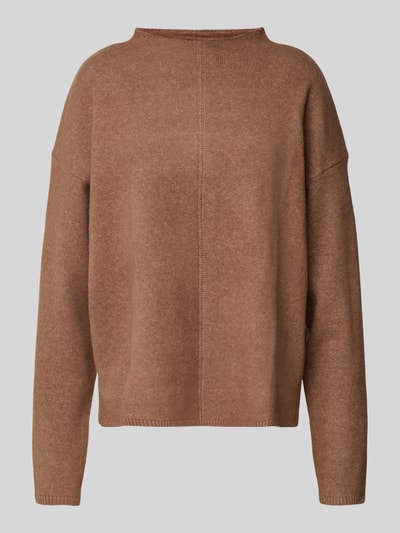 Peek & Cloppenburg OPUSStrickpullover Mit Gerippten Abschlüssen Modell 'Piranula' In Hellbraun