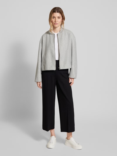 Peek & Cloppenburg OPUSWide Leg Stoffhose mit Bügelfalten Modell 'Misha city' in black