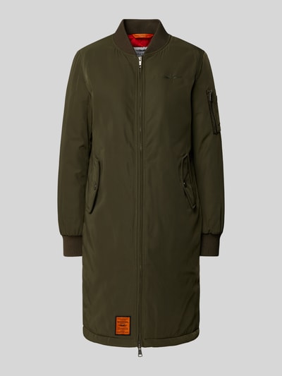 Peek & Cloppenburg Original BombersMantel Mit Zweiwege-Reißverschluss In Khaki