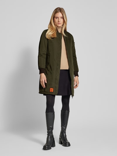 Peek & Cloppenburg Original BombersMantel mit Zweiwege-Reißverschluss in khaki