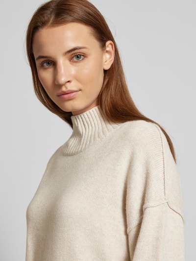 Peek & Cloppenburg OuiStrickpullover Mit Turtleneck In Beige