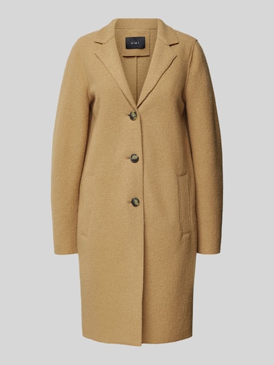 Peek & Cloppenburg OuiWollmantel Mit Reverskragen In Camel