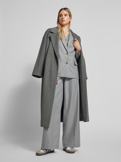 Peek & Cloppenburg P&C* Curated By Anouk YveMantel Mit Reverskragen - Capsule Wardrobe In Dunkelgrau Melange