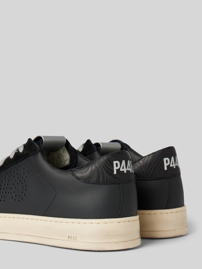 Peek & Cloppenburg P448Ledersneaker Mit Label-Detail Modell 'Jack' In Black
