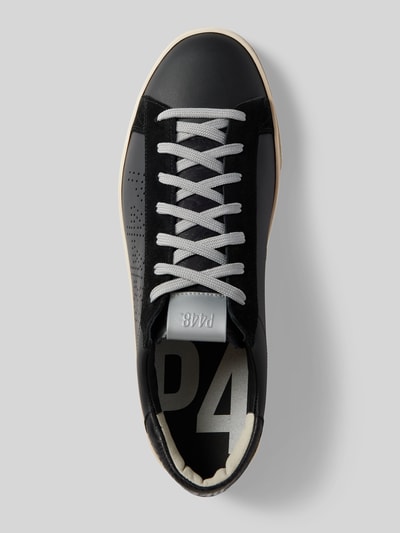 Peek & Cloppenburg P448Ledersneaker Mit Label-Detail Modell 'Jack' In Black