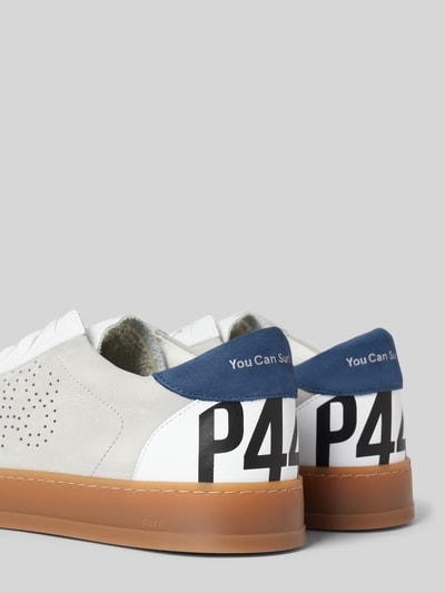 Peek & Cloppenburg P448Ledersneaker Mit Label-Detail Modell 'Jack' In Weiss