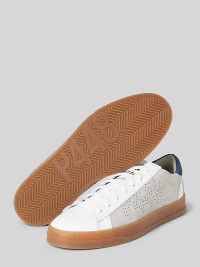 Peek & Cloppenburg P448Ledersneaker Mit Label-Detail Modell 'Jack' In Weiss