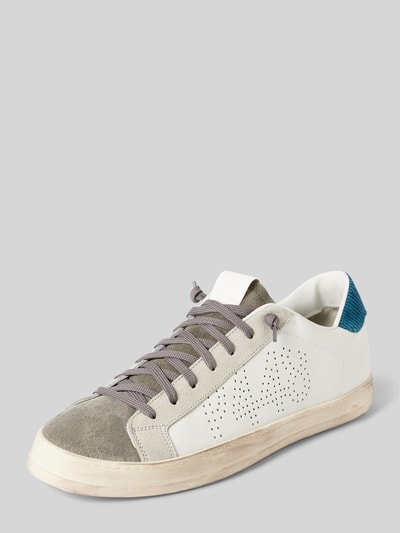 Peek & Cloppenburg P448Sneaker mit Schnürverschluss Modell 'John' in weiss