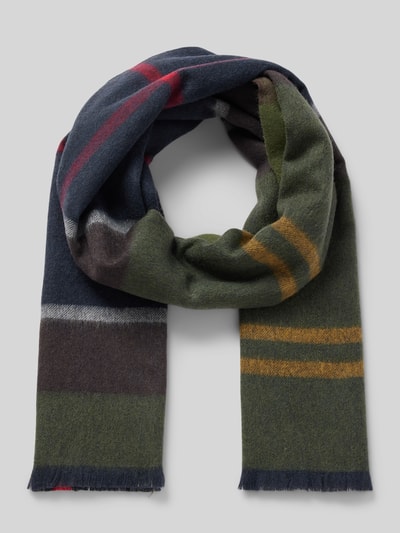 Peek & Cloppenburg BarbourSchal mit Fransen in oliv