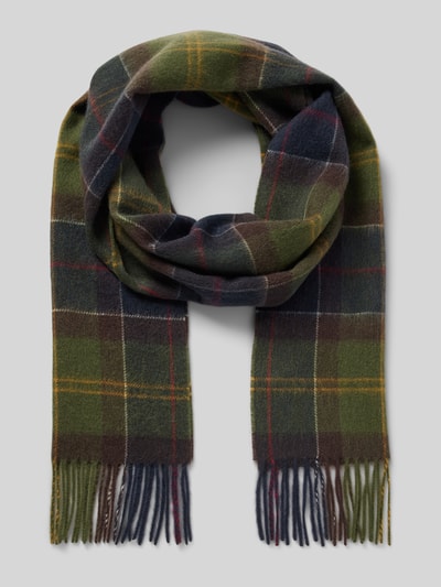 Peek & Cloppenburg BarbourSchal mit Fransen in oliv