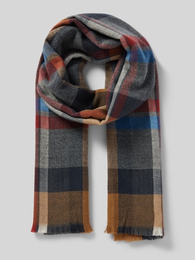 Peek & Cloppenburg BartsSchal Mit Fransen In Bleu