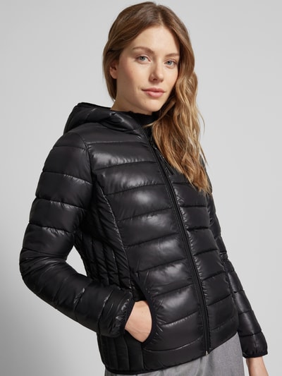 Peek & Cloppenburg QSSteppjacke Mit Kapuze In Black