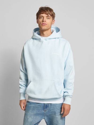 Peek & Cloppenburg PegadorOversized Hoodie Mit Label-Print In Hellblau
