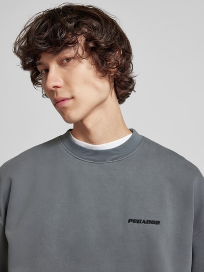 Peek & Cloppenburg PegadorOversized Sweatshirt Mit Label-Stitching In Black