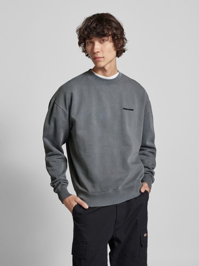 Peek & Cloppenburg PegadorOversized Sweatshirt Mit Label-Stitching In Black