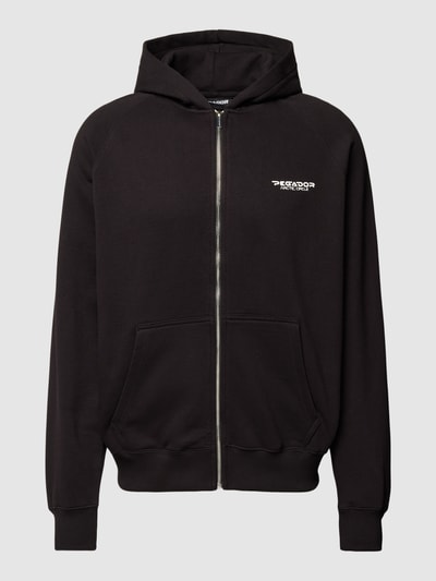 Peek & Cloppenburg PegadorSweatjacke Mit Label-Print Modell 'ABNA RAGLAN' In Black