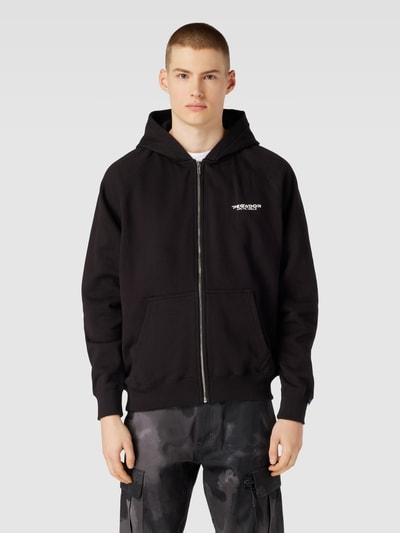 Peek & Cloppenburg PegadorSweatjacke Mit Label-Print Modell 'ABNA RAGLAN' In Black