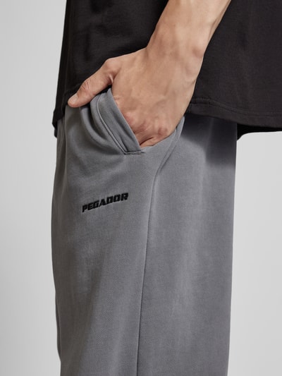 Peek & Cloppenburg PegadorSweatpants Mit Label-Stitching Modell 'HEAVY' In Black