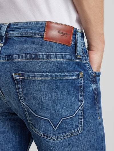 Peek & Cloppenburg Pepe JeansRegular Fit Jeans Im 5-Pocket-Design Modell 'Cash' In Blau