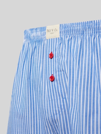 Peek & Cloppenburg Phil&Co.Boxershorts Mit Label-Patch Im 6er-Pack In Marine