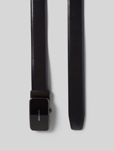 Peek & Cloppenburg Pierre CardinLedergürtel Mit Pinschließe In Metallic Black
