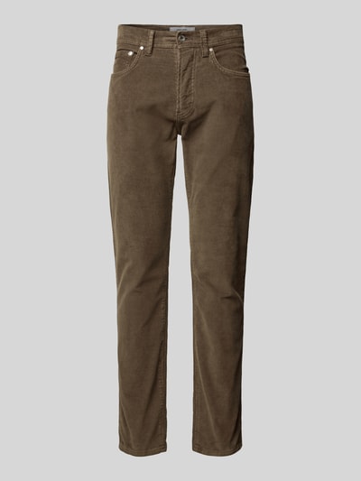 Peek & Cloppenburg Pierre CardinTapered Fit Cordhose Modell 'Lyon' In Mittelbraun