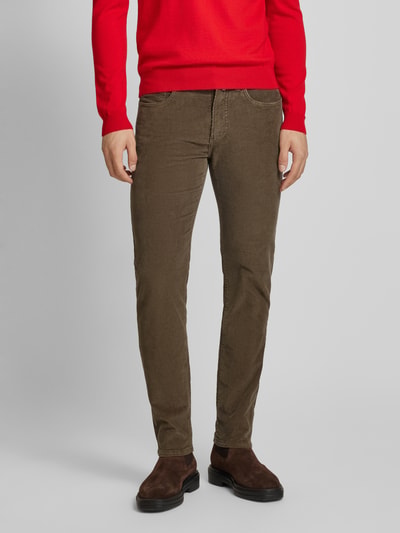 Peek & Cloppenburg Pierre CardinTapered Fit Cordhose Modell 'Lyon' In Mittelbraun