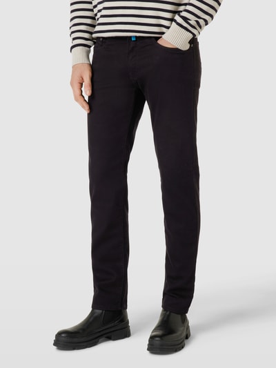 Peek & Cloppenburg Pierre CardinTapered Fit Jeans Mit Label-Patch Modell 'Lyon' In Black