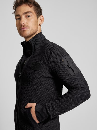 Peek & Cloppenburg PME LegendCardigan Mit Stehkragen In Black