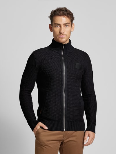 Peek & Cloppenburg PME LegendCardigan Mit Stehkragen In Black