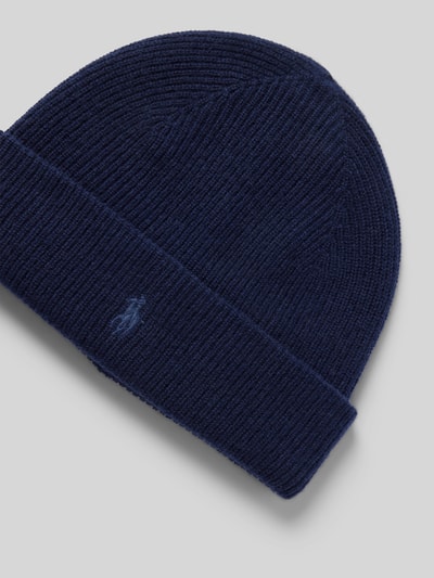 Peek & Cloppenburg Polo Ralph LaurenBeanie Aus Kaschmir Mit Label-Stitching In Marine