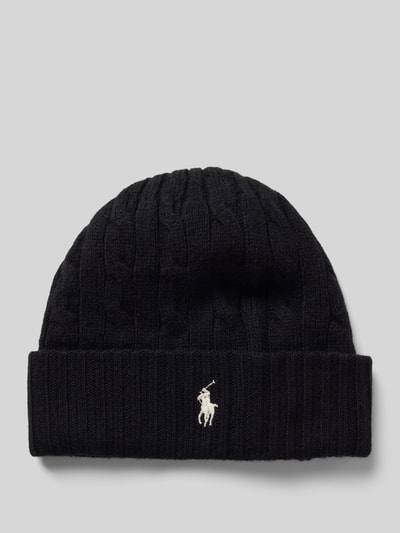 Peek & Cloppenburg Polo Ralph LaurenBeanie mit Label-Stitching in black