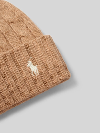 Peek & Cloppenburg Polo Ralph LaurenBeanie Mit Label-Stitching In Camel