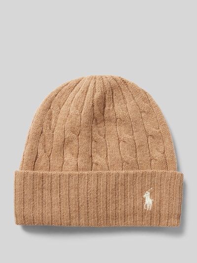 Peek & Cloppenburg Polo Ralph LaurenBeanie mit Label-Stitching in camel