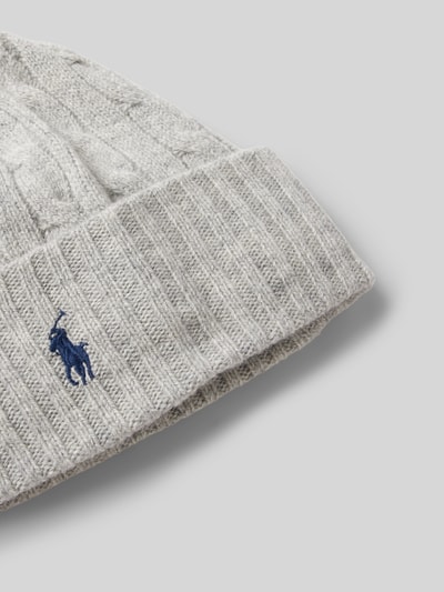 Peek & Cloppenburg Polo Ralph LaurenBeanie Mit Label-Stitching In Hellgrau