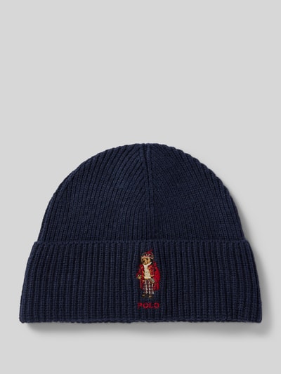Peek & Cloppenburg Polo Ralph LaurenBeanie mit Label-Stitching in marine